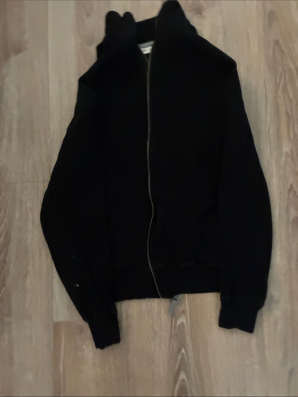 Old Navy Black Zip-Up Bomber Sweater